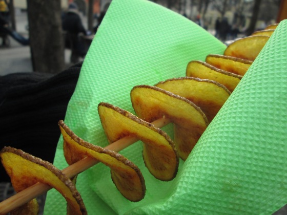 Potato Chips on a stick! 