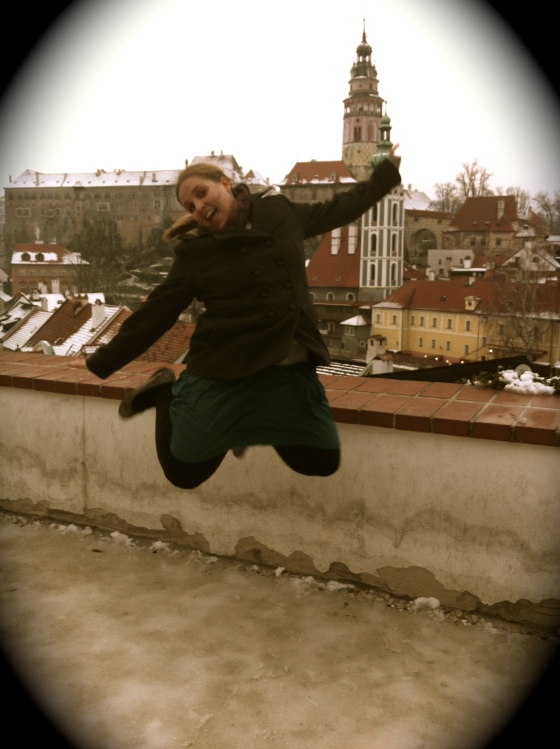 Me Jumping Across Europe 